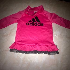 Adidas Hot Pink Top...Girls size 5
